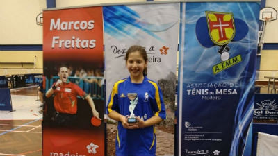 Andreia Batista sagrou-se vencedora:  18º Torneio Aberto Ténis de Mesa