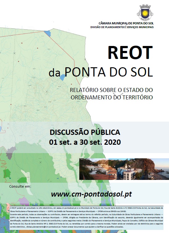 Relatório sobre o Estado do Ordenamento do Território (REOT) da Ponta do Sol